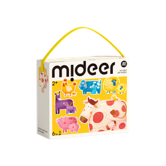 Đồ Chơi Ghép Hình Cho Bé Mideer My First Puzzle- Farm Animals 2+