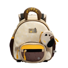 Balo Cho Bé Mầm Non Siêu Nhẹ Màu Nâu Mideer Outing Kids Backpack 1-5 Tuổi