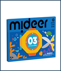 Đồ Chơi Cắt Dán Giấy Thủ Công Mideer Let’s Cut Paper- Level 3