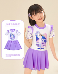 Đồ bơi Cho Bé Gái Size 14 Chính Hãng Mesuca Disney Frozen- Elsa Trắng