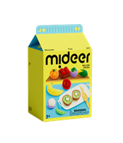 Đồ Chơi Đất Nặn Hữu Cơ Dùng Nhiều Lần Mideer Mellow Dough – Fruit & Veggie Play Set 3+
