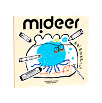 Tranh Tô Sáng Tạo Cho Bé Mideer Imagine & Create Sketchbook – Little World 3+