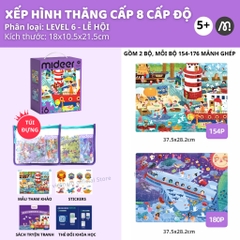 Đồ Chơi Xếp Hình Thăng Cấp Level Up Puzzle- Level 6 Relaxing Holiday 5+