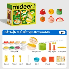 Đồ Chơi Đất Nặn Hữu Cơ Dùng Nhiều Lần Mideer Mellow Dough – Chinese Treats House 3+