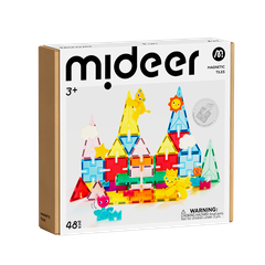 Đồ Chơi Gạch Xếp Hình Nam Châm Cho Bé Mideer Wonder Kingdom Magnetic Tiles 3+