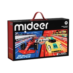Đồ Chơi Mô Hình Ô Tô Kim Loại Kèm Đường Đua Mideer Speed Garage Track 3+
