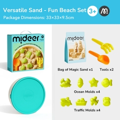 Cát Động Lực Kèm Khuôn Động Vật Mideer Magic Sand Play 3+