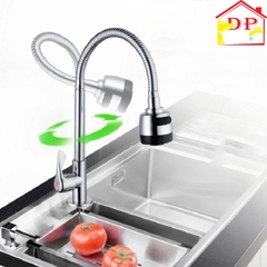 Vòi rửa bát, rửa chén lạnh cần mềm 2 chế độ nước VRB906 kèm dây cấp nước inox