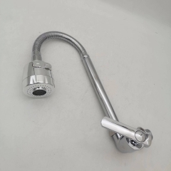 Vòi rửa bát, rửa chén lạnh cắm tường cần mềm 2 chế độ nước VRB912