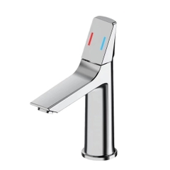 Vòi lavabo, vòi rửa mặt GIORMANI nóng lạnh cao cấp SNL56 kèm đôi dây cấp inox