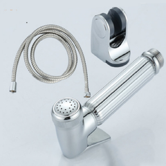 Bộ vòi vòi sịt vệ sinh inox mạ crom bóng cao cấp GIORMANI VS04