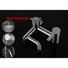 Bộ sen cây tắm nóng lạnh inox 304 cao cấp GIORMANI SC11