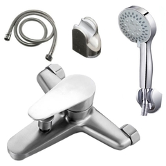 Bộ củ sen tắm GIORMANI nóng lạnh inox kết hợp bát sen chỉnh 5 chế độ nước SNL910-VHS11