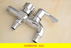 Vòi nước đôi, Củ sen tắm lạnh hợp kim đồng cao cấp GIORMANI SL01