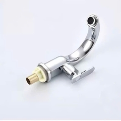 Vòi lavabo, vòi rửa mặt rửa tay lạnh hợp kim đồng cao cấp kèm dây cấp nước inox VL04 - hàng GIORMANI bảo hành 24 tháng