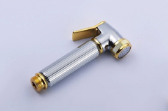 Bộ vòi vòi sịt vệ sinh inox mạ crom vàng trắng cao cấp GIORMANI VS03