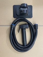 Bộ vòi vòi sịt vệ sinh inox mạ đen trắng cao cấp GIORMANI VS05