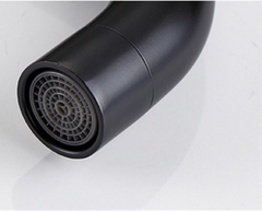 Vòi rửa bát, rửa chén nóng lạnh inox mạ đen GIORMANI VRB23 kèm dây cấp nước inox