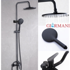 Bộ sen cây tắm nóng lạnh hợp kim đồng mạ đen giá rẻ GIORMANI SC32