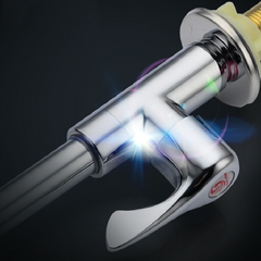 Vòi rửa bát, rửa chén lạnh cần mềm 2 chế độ nước VRB906 kèm dây cấp nước inox