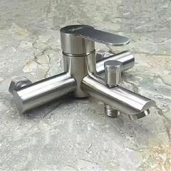 Bộ sen tắm nóng lạnh GIORMANI inox 304 kết hợp bát sen tròn inox SNL906-VHS09