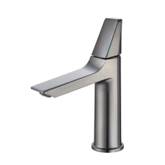 Vòi lavabo, vòi rửa mặt GIORMANI nóng lạnh mạ titan cao cấp SNL57 kèm đôi dây cấp inox