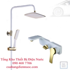 Bộ sen cây tắm nóng lạnh vàng trắng cao cấp GIORMANI SC15