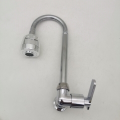 Vòi rửa bát, rửa chén lạnh cắm tường cần mềm 2 chế độ nước VRB912