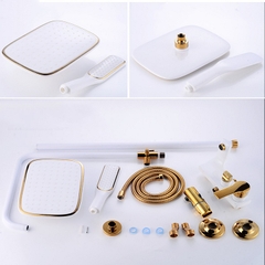 Bộ sen cây tắm nóng lạnh vàng trắng cao cấp GIORMANI SC15