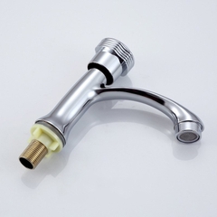 Vòi lạnh chậu rửa mặt lavabo nhựa ABS kết hợp chân hợp kim đồng cao cấp VL01 tặng dây cấp inox - hàng GIORMANI bảo hành 12 tháng