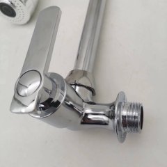 Vòi rửa bát, rửa chén lạnh cắm tường cần mềm 2 chế độ nước VRB912