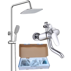 Bộ sen cây tắm nóng hợp kim đồng mạ crom bóng cao cấp GIORMANI SC33