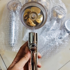 Bộ vòi hoa sen tăng áp cánh quạt có nút tắt mở tiện dụng GIORMANI VHS13