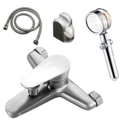 Bộ củ sen tắm GIORMANI nóng lạnh hợp kim đồng cao cấp kiểu mới kết hợp bát sen tăng áp cánh quạt SNL910-VHS13