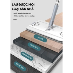 Cây lau nhà tự vắt thông minh kèm 2 miếng bông lau GIORMANI CL01