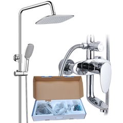 Bộ sen cây tắm nóng hợp kim đồng mạ crom bóng cao cấp GIORMANI SC36