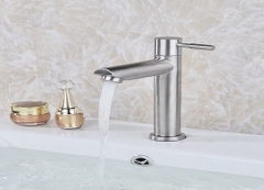 Vòi lavabo, vòi rửa mặt rửa tay lạnh hợp kim đồng cao cấp kèm dây cấp nước inox VL04 - hàng GIORMANI bảo hành 24 tháng