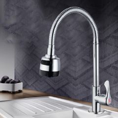 Vòi rửa bát, rửa chén lạnh cần mềm 2 chế độ nước VRB906 kèm dây cấp nước inox