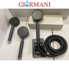 Bộ vòi hoa sen tăng áp inox 304 mạ đen GIORMANI VHS15