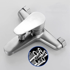 Bộ củ sen tắm GIORMANI nóng lạnh hợp kim đồng cao cấp kiểu mới kết hợp bát sen tăng áp cánh quạt SNL910-VHS13