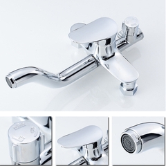 Bộ sen cây tắm nóng hợp kim đồng mạ crom bóng cao cấp GIORMANI SC33