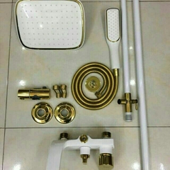 Bộ sen cây tắm nóng lạnh vàng trắng cao cấp GIORMANI SC15