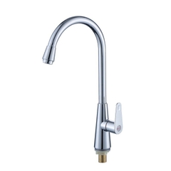 Vòi rửa bát, rửa chén lạnh hợp kim đồng cao cấp VRB910 kèm dây cấp nước inox