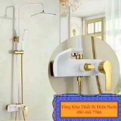 Bộ sen cây tắm nóng lạnh vàng trắng cao cấp GIORMANI SC15