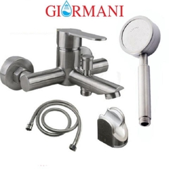Bộ sen tắm nóng lạnh GIORMANI inox 304 kết hợp bát sen tăng áp inox SNL906-VHS06