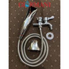 Bộ sen tắm lạnh inox GIORMANI kết hợp vòi hoa sen tăng áp SL02-VHS05
