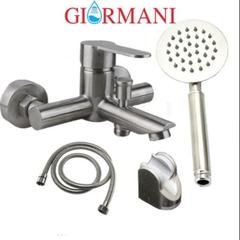 Bộ sen tắm nóng lạnh GIORMANI inox 304 kết hợp bát sen tròn inox SNL906-VHS09