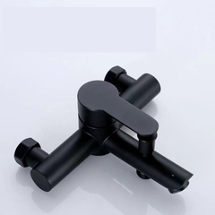 Củ sen tắm GIORMANI nóng lạnh inox mạ đen cao cấp SNL907 kèm đôi chân Z inox