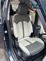 Xe KIA Rondo bọc da Nappa Ý cao cấp kem xám
