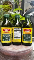 Dầu oliu hữu cơ ép lạnh Bragg 473ml